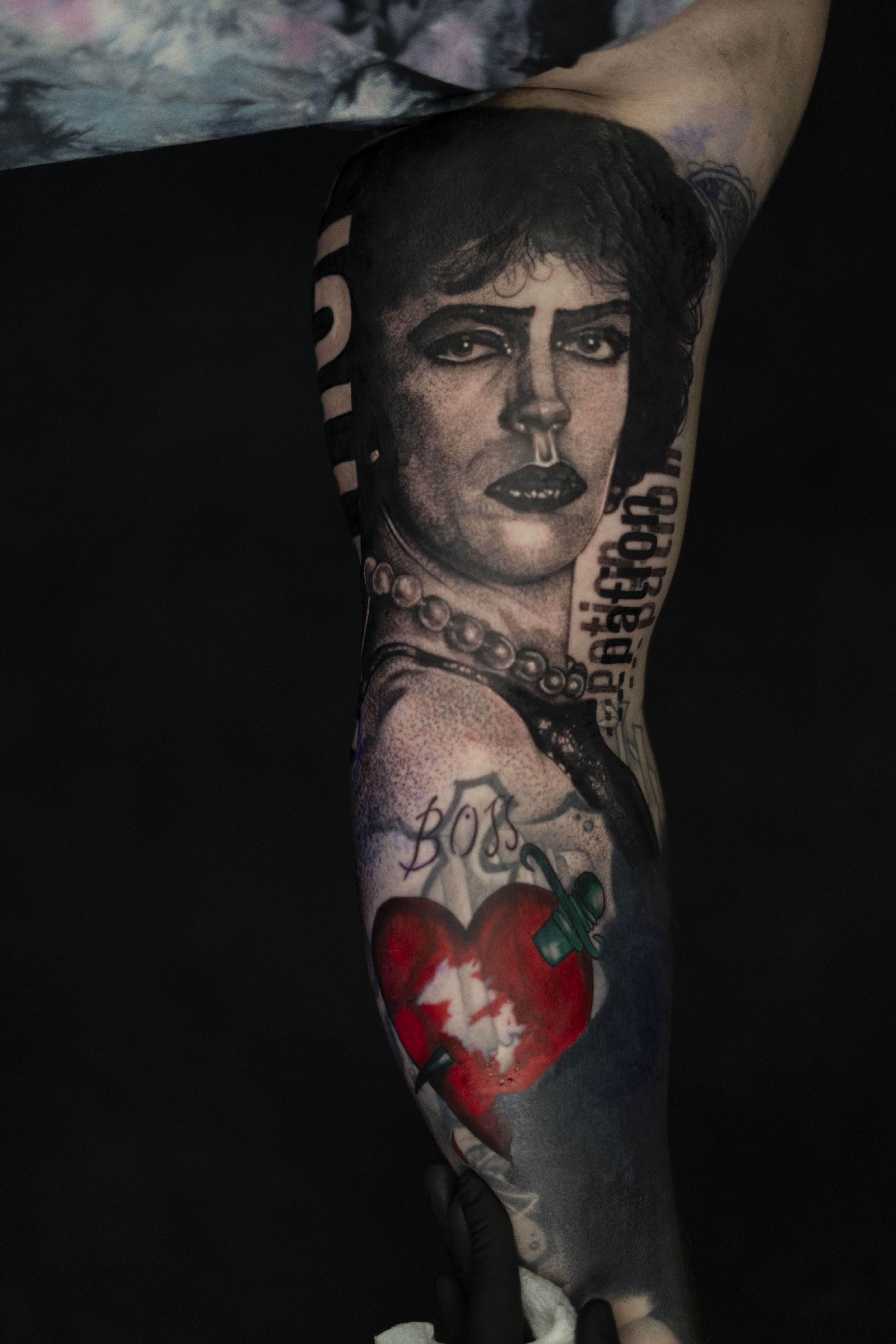 Tattoo, healed composition